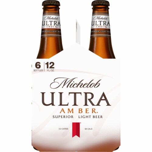 Michelob Ultra Amber Beer Perspective: left