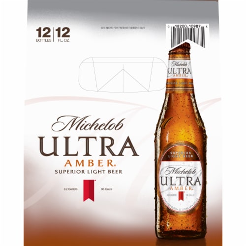 Michelob Ultra Amber Beer Perspective: left