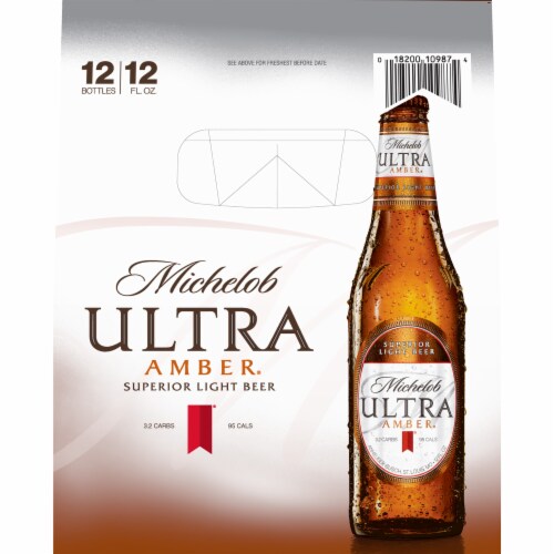 Michelob Ultra Amber Beer Perspective: left