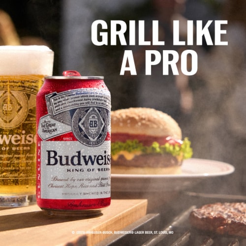 Budweiser American Lager Beer Perspective: left