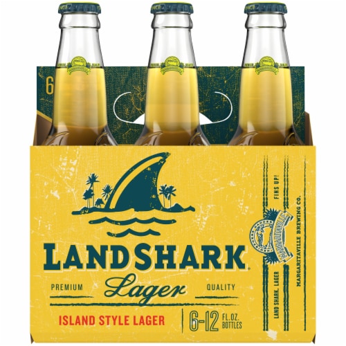Landshark Island Style Lager Perspective: left