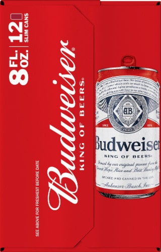 Budweiser Mini Lager Beer Perspective: left