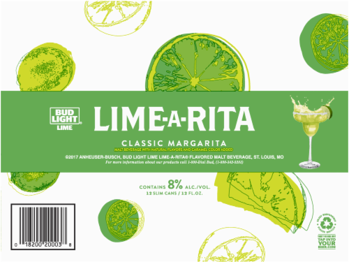 Bud Light Lime A Rita 12 Cans Fl