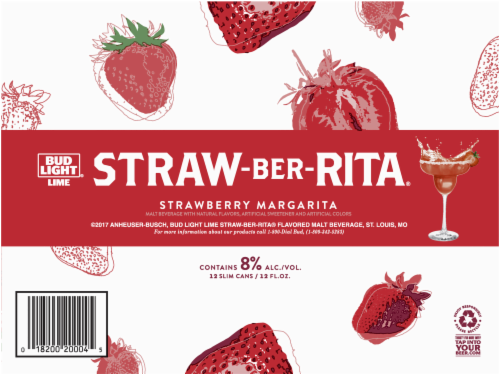 Bud Light Lime Straw-Ber-Rita Perspective: left