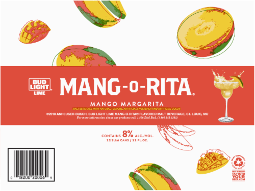 Bud Light Lime Mang-O-Rita Perspective: left