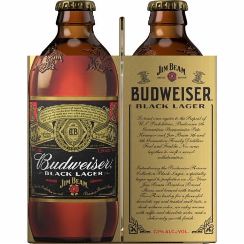Budweiser Black Lager Perspective: left
