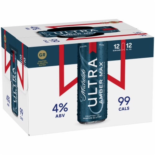 Michelob Ultra Amber Max Light Beer Perspective: left