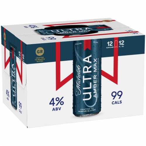 Michelob Ultra Amber Max Light Beer 12 Pk 12 Fl Oz Qfc