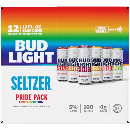 Bud Light Edition Hard Seltzer Perspective: left