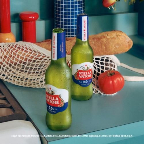 Stella Artois Liberté Non Alcoholic Beer Perspective: left