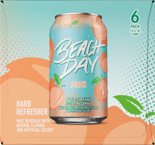 Beach Day Peach Hard Refresher Perspective: left