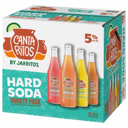 Cantaritos Jarritos Variety Hard Soda Perspective: left