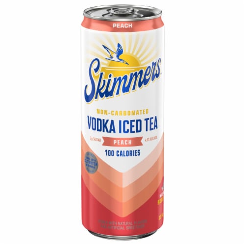 Skimmers Four Flavor Vodka Iced Tea Variety Pack Perspective: left