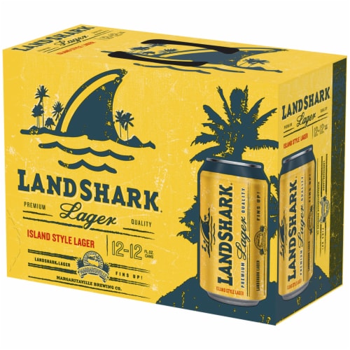 Landshark Island Style Lager Perspective: left