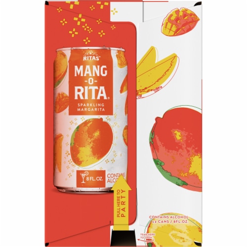 Ritas Mang-O-Rita Sparkling Margarita Perspective: left