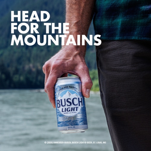 Busch Light American Lager Beer Perspective: left