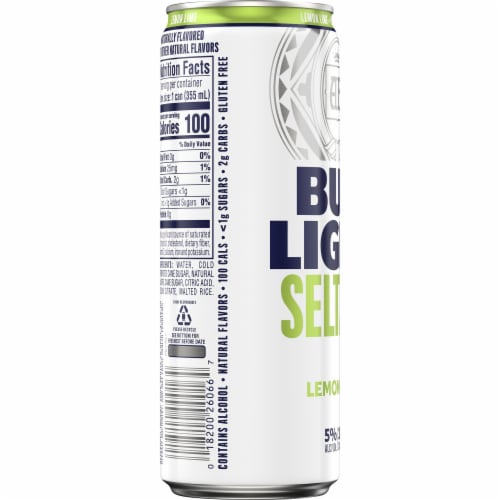 Bud Light Seltzer Hard Seltzer Single Can Perspective: left