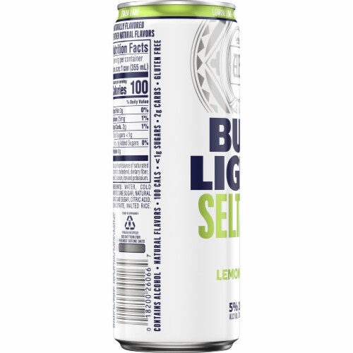 Bud Light Seltzer Hard Seltzer Single Can Perspective: left