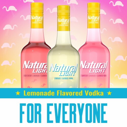 Natural Light® Lemonade Vodka Perspective: left