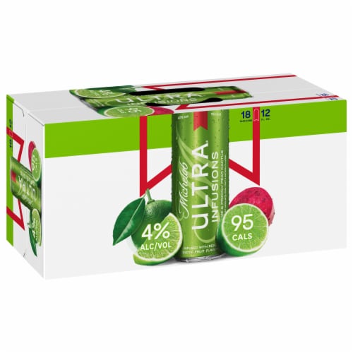 Michelob Michelob Ultra Lime & Prickly Pear Cactus Domestic American Lager Beer Perspective: left