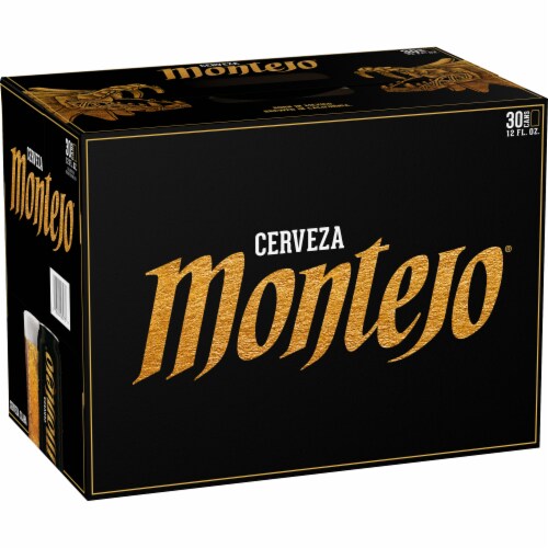 Montejo Cerveza Beer Perspective: left
