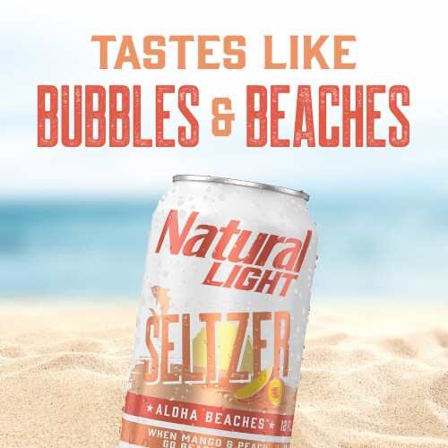 Natural Light Beaches Hard Seltzer Perspective: left