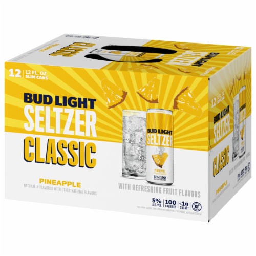 Bud Light Pineapple Seltzer Perspective: left