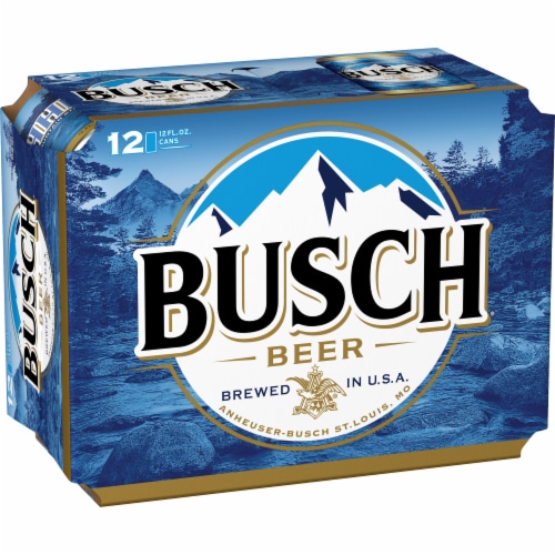Busch Beer Perspective: left