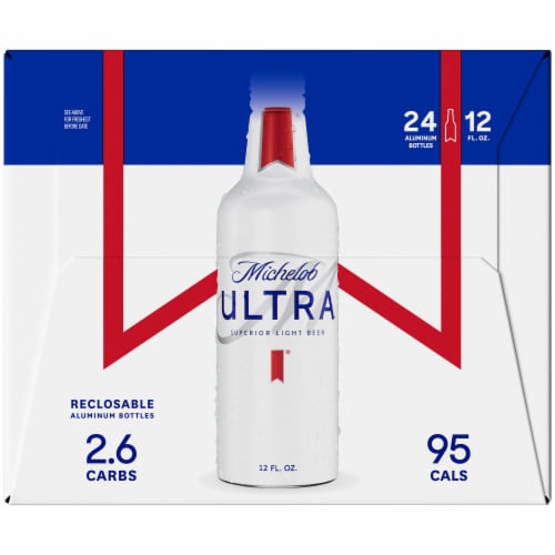 Michelob Ultra Light Beer Perspective: left