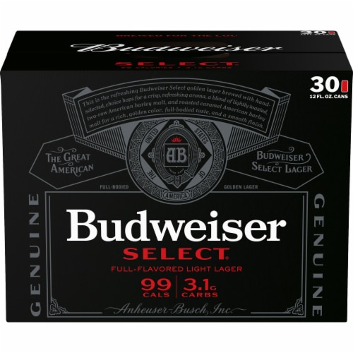 Budweiser Select Light Beer Perspective: left