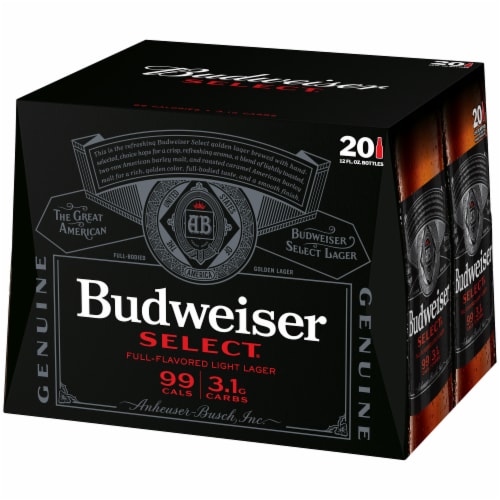 Budweiser Select Light Beer Perspective: left