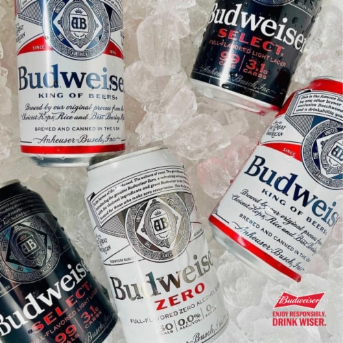 Budweiser Select Domestic Lager Beer Perspective: left