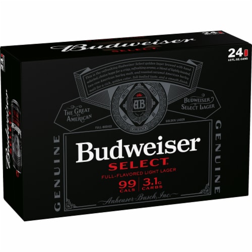 Budweiser Select Light Beer Perspective: left