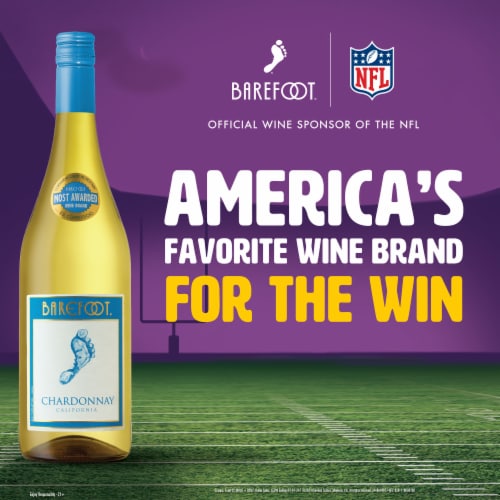 Barefoot Cellars Chardonnay California White Wine Perspective: left