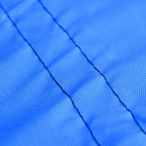 Budge Sportsman 600 Denier Blue Pontoon Cover Perspective: left