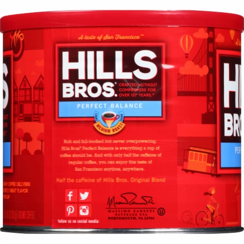 Hills Bros.® Perfect Balance Medium Roast Ground Coffee Perspective: left