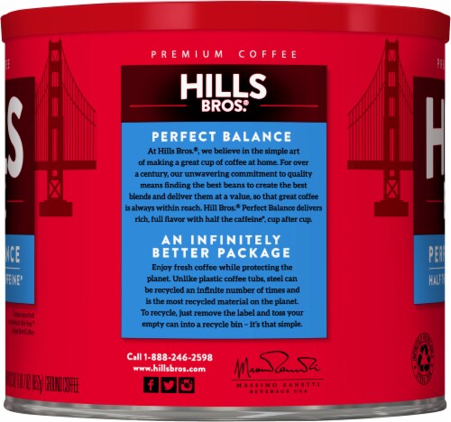 Hills Bros.® Perfect Balance Medium Roast Ground Coffee Perspective: left