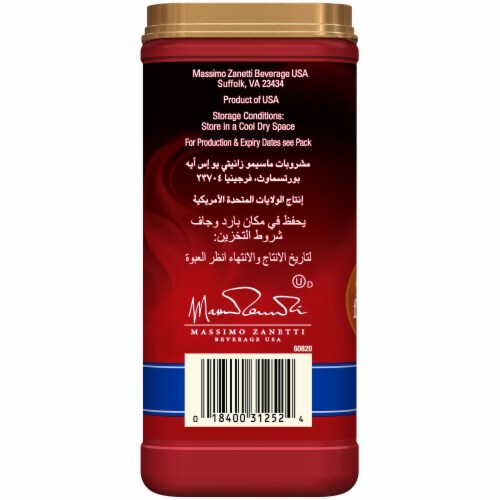 Hills Bros® Fat Free French Vanilla Cappuccino Drink Mix Perspective: left