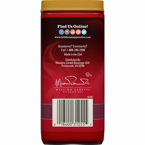 Hills Bros.® Double Mocha Cappuccino Drink Mix Perspective: left