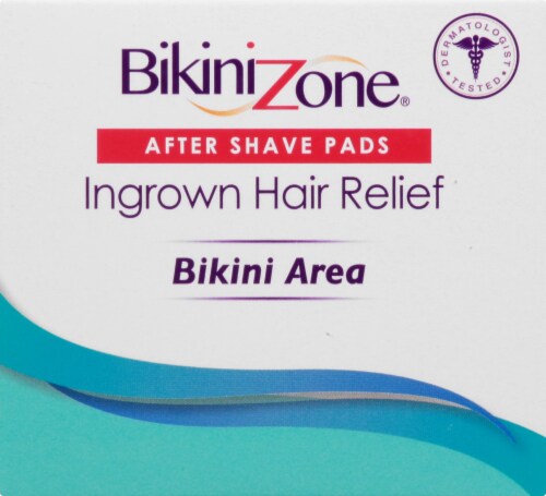 Bikini Zone Exfoliating Witch Hazel Pads Perspective: left