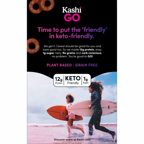Kashi GO Breakfast Cereal Dark Cocoa Perspective: left