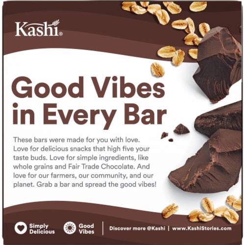 Kashi Chocolate Soft Baked Breakfast Bars Perspective: left