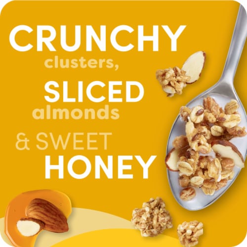 Kashi GO Honey Almond Flax Crunch Protein Cereal Perspective: left