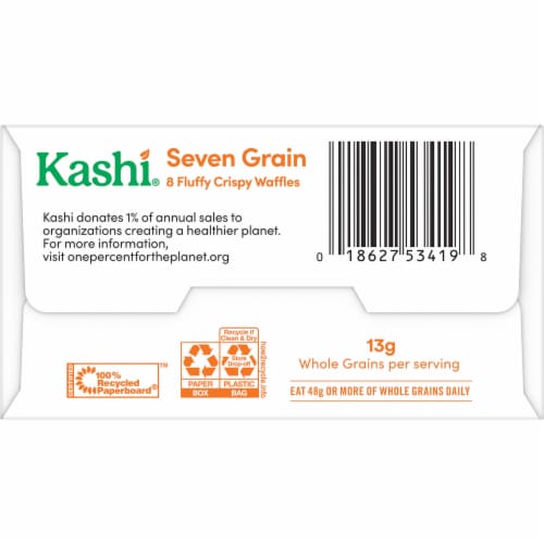 Kashi Frozen Waffles Seven Grain Perspective: left