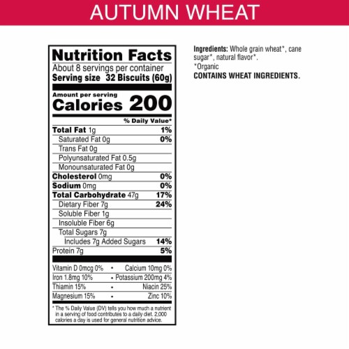 Kashi Autumn Wheat Organic Cereal Perspective: left