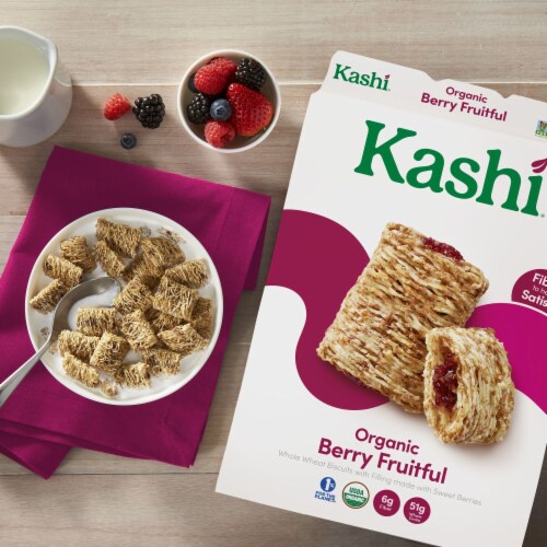 Kashi Berry Fruitful Organic Cereal Perspective: left