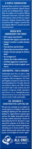 Dr. Bronner's Peppermint All-One Toothpaste Perspective: left