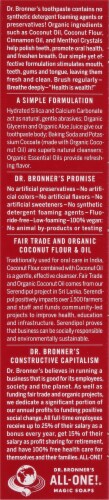 Dr. Bronners All-One Organic Cinnamon Toothpaste Perspective: left