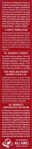 Dr. Bronners All-One Organic Cinnamon Toothpaste Perspective: left