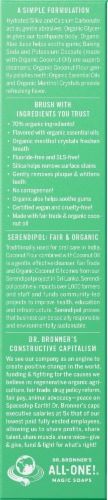 Dr. Bronner's Spearmint All-One Toothpaste Perspective: left
